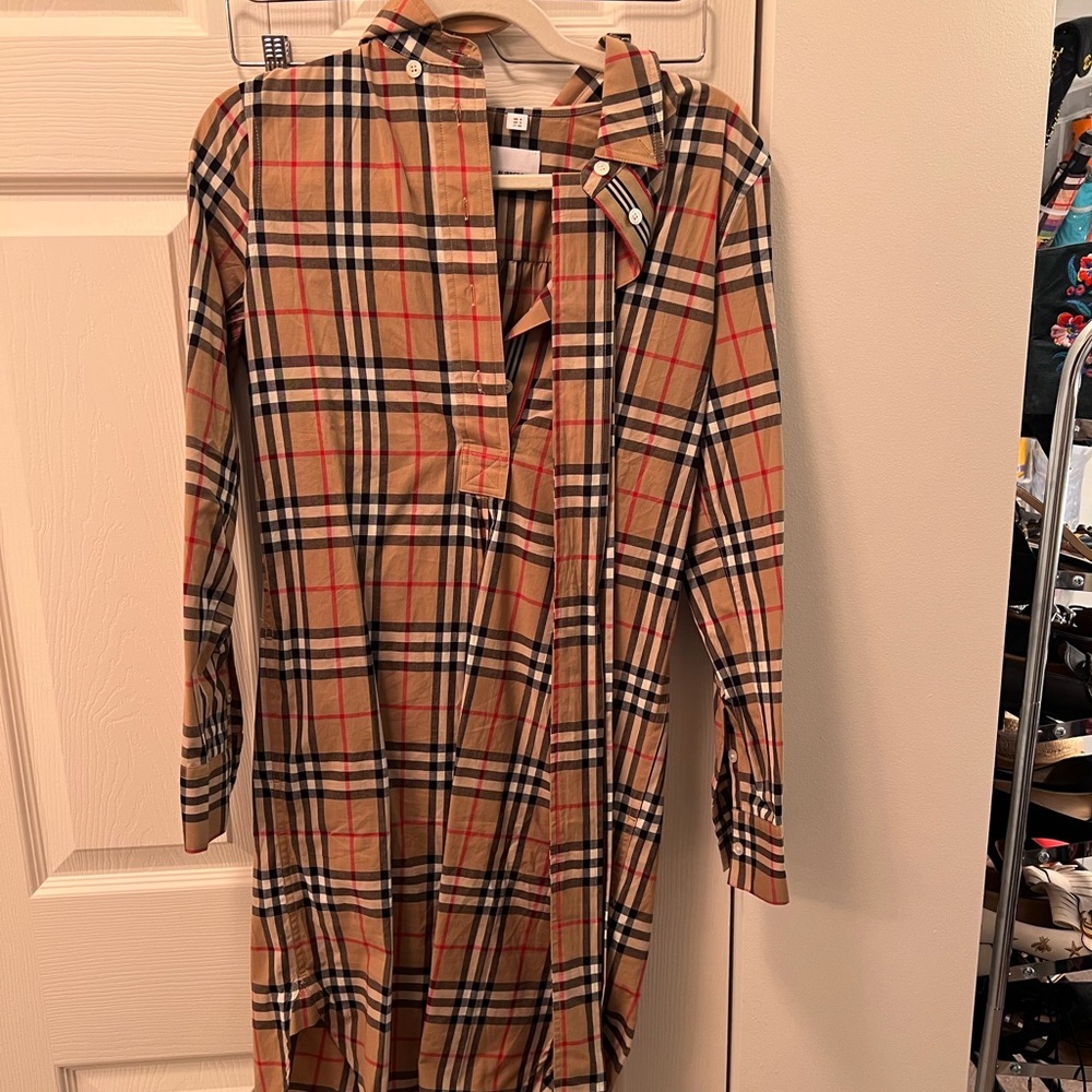 Plaid Midi Dress